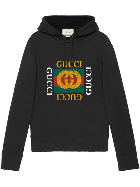 gucci hoodie with hood up|gucci all over print hoodie.